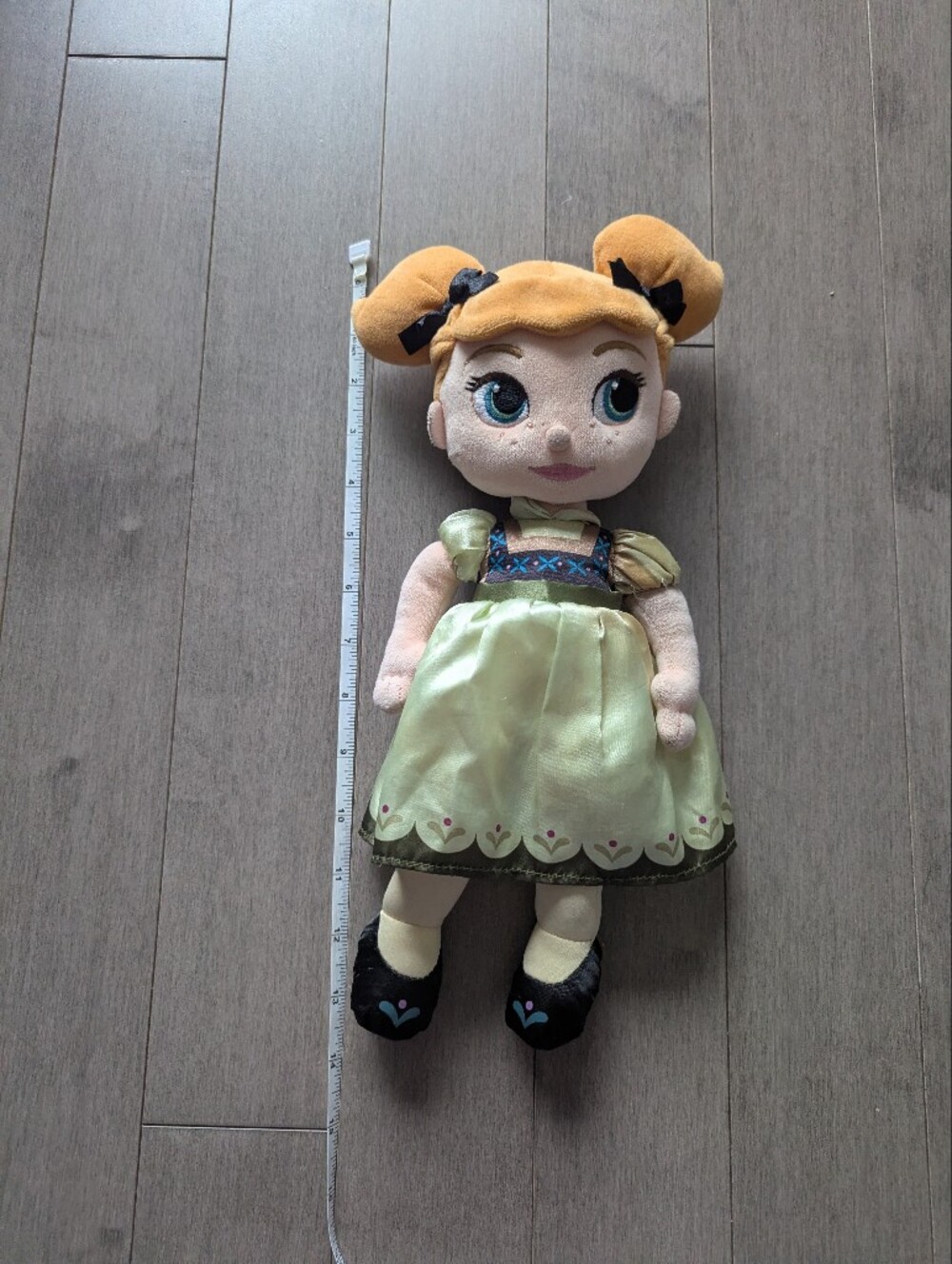 Anna Plush Doll in Light Green Dress - Kids Toy Frozen Disney